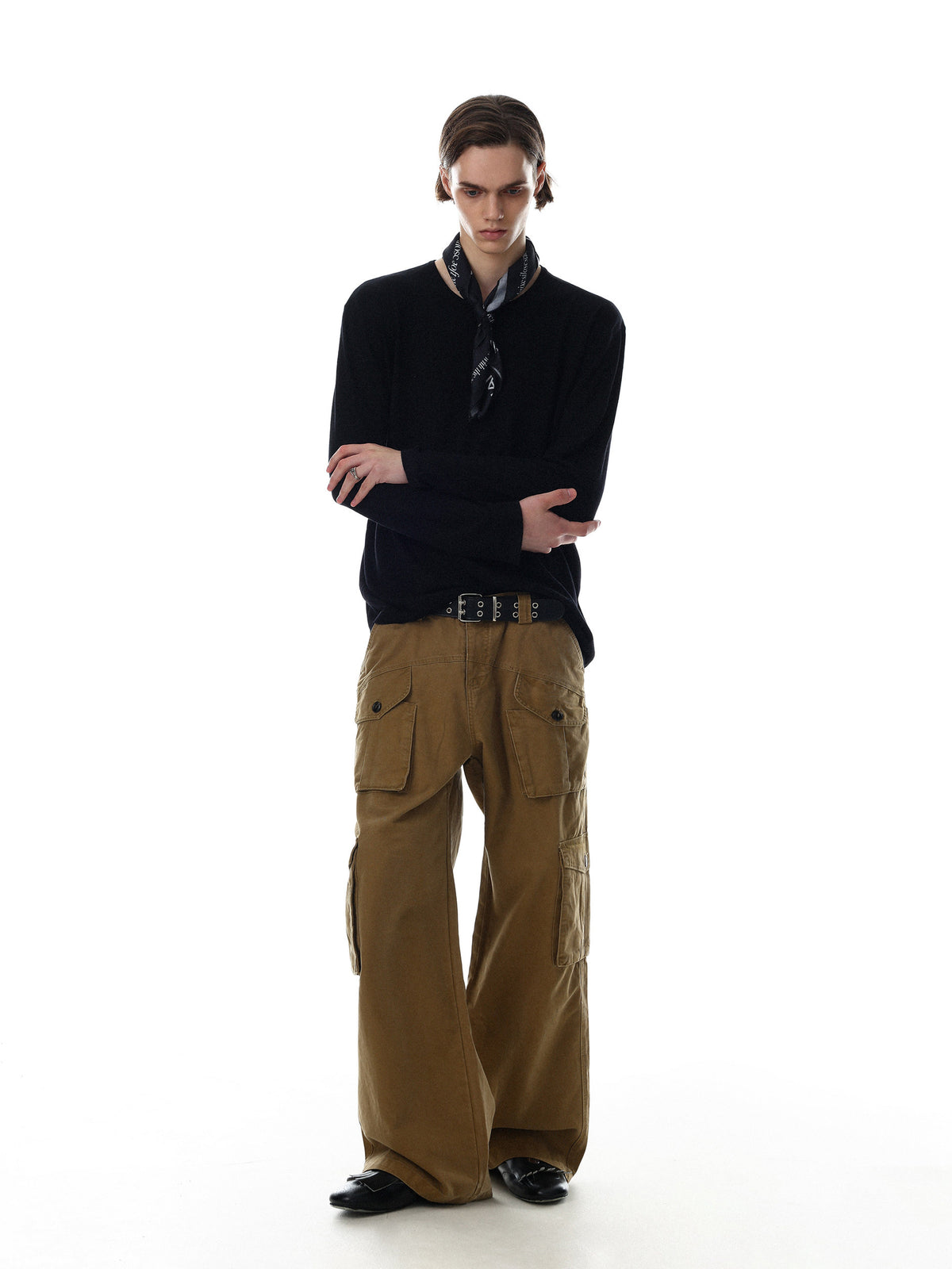 Classic Mock-Rib Oversized Long-Tee(3colors)