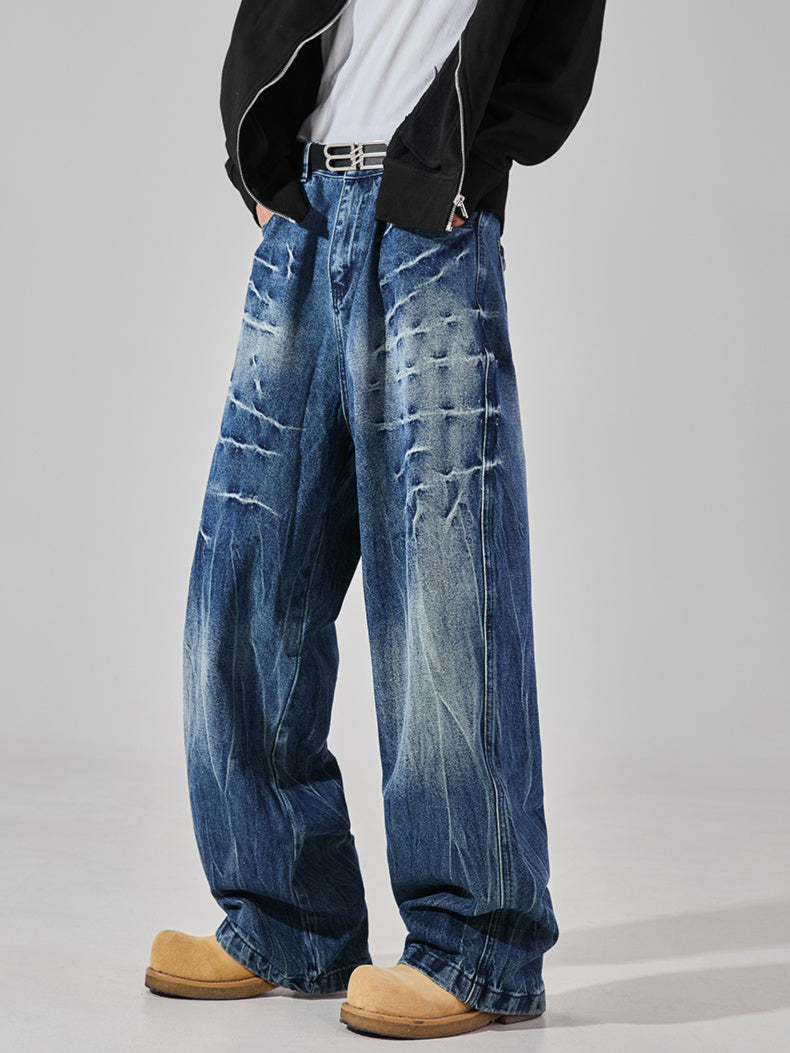 Crack Thunder Washed Denim (2color)
