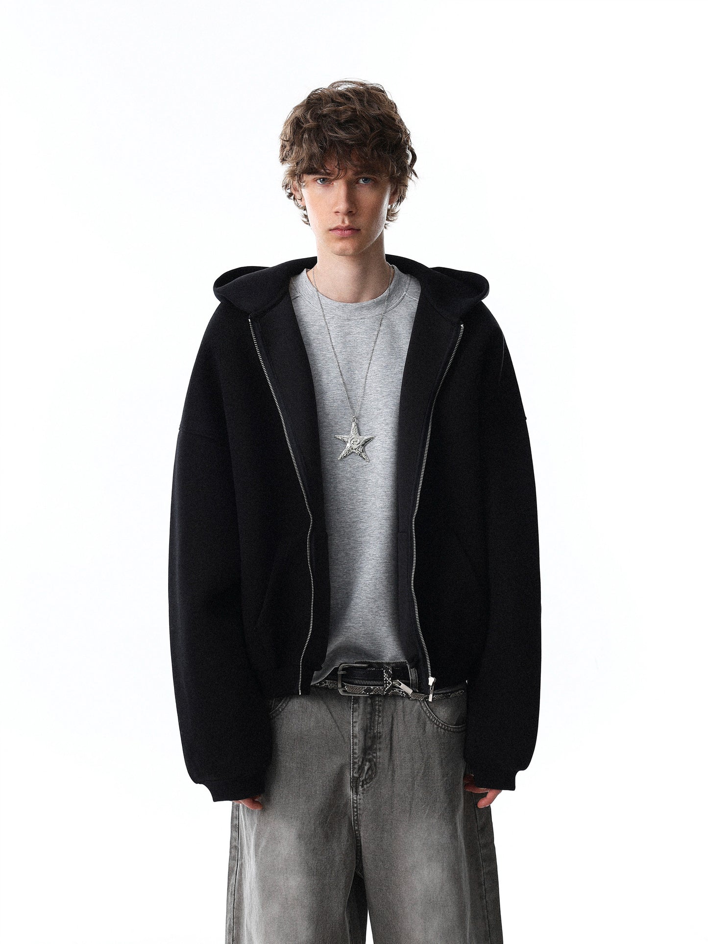 Essential Short Hoodie (2color)