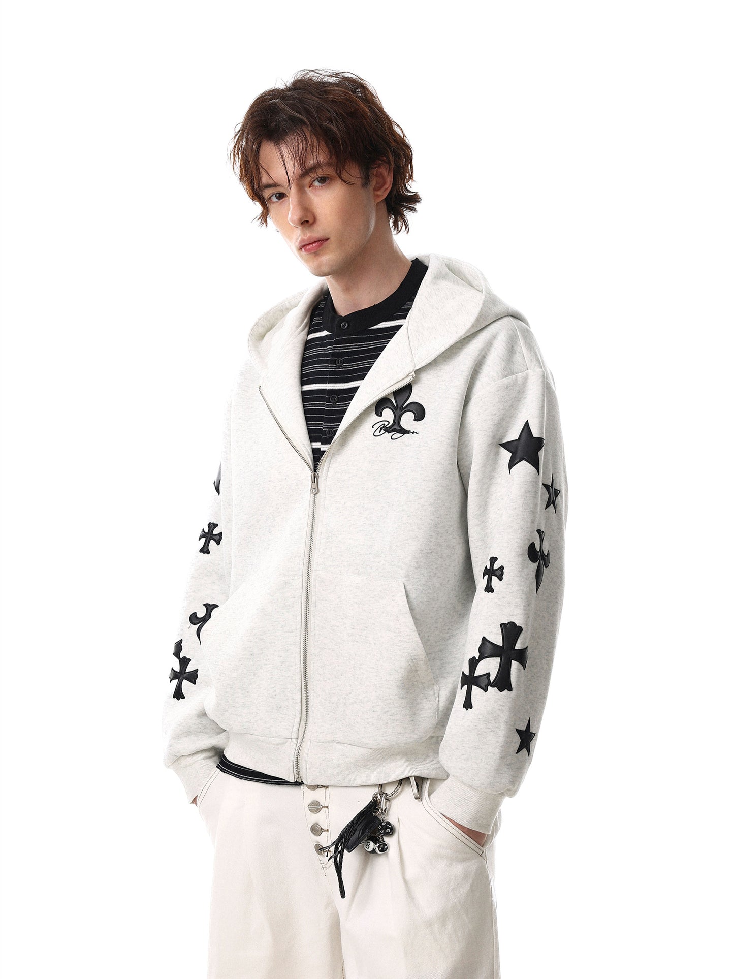 Cross Short Hoodie (2color)