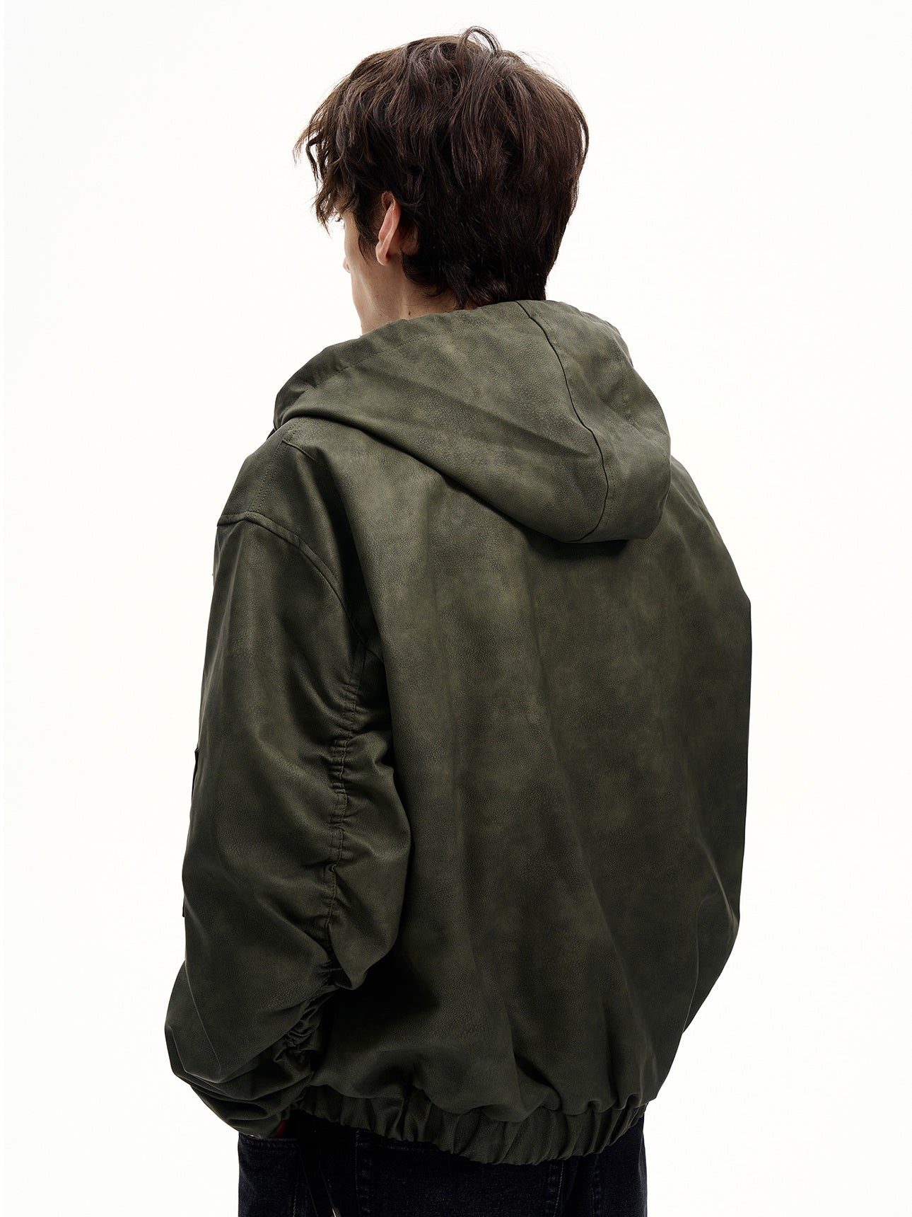 Suede Outer Hoodie (3color)