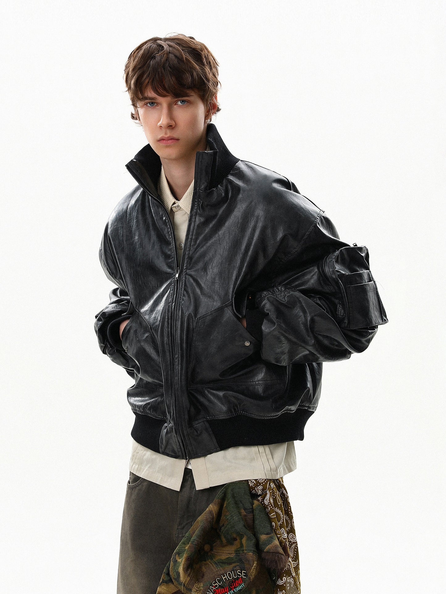 Tactical Flight Leather Blouson