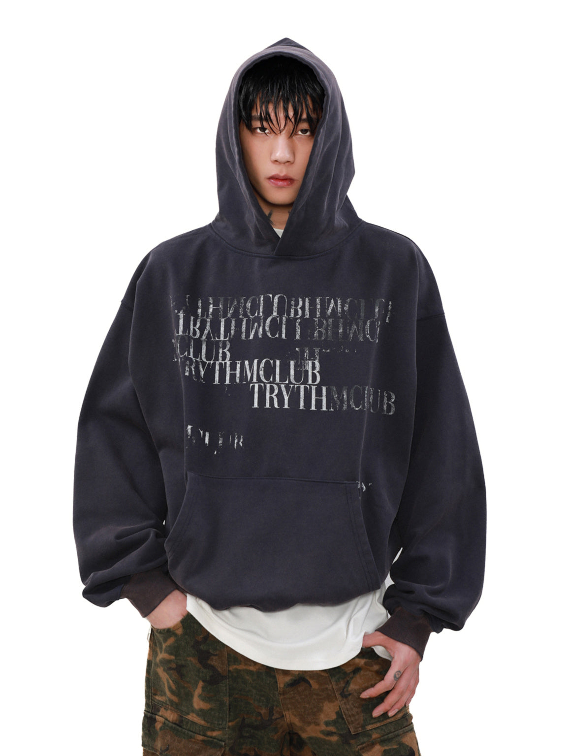 Sentence Short Hoodie (2color)