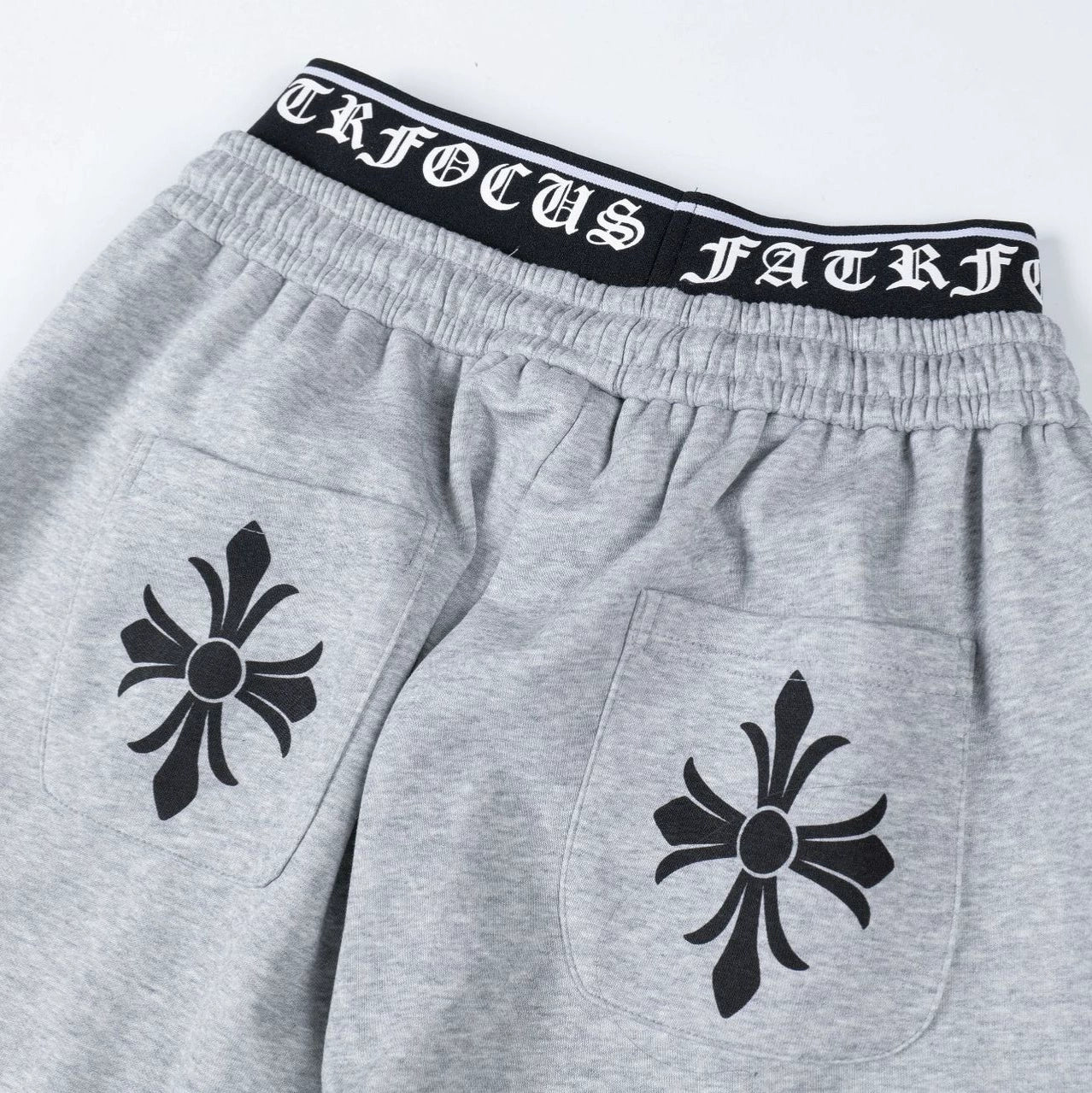 Layered Waistband Cross Sweatpants
