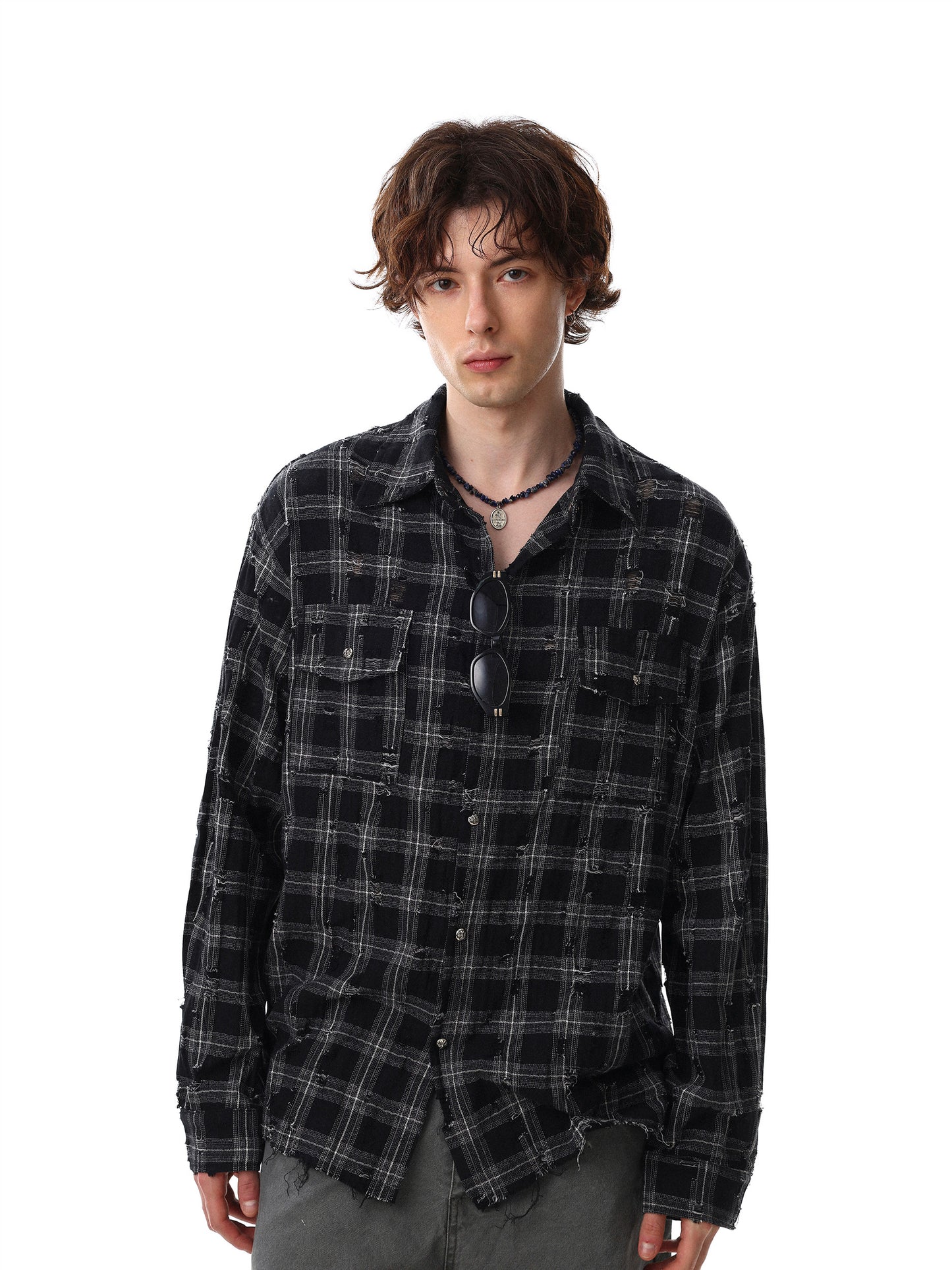 Damage Check Shirt (2color)