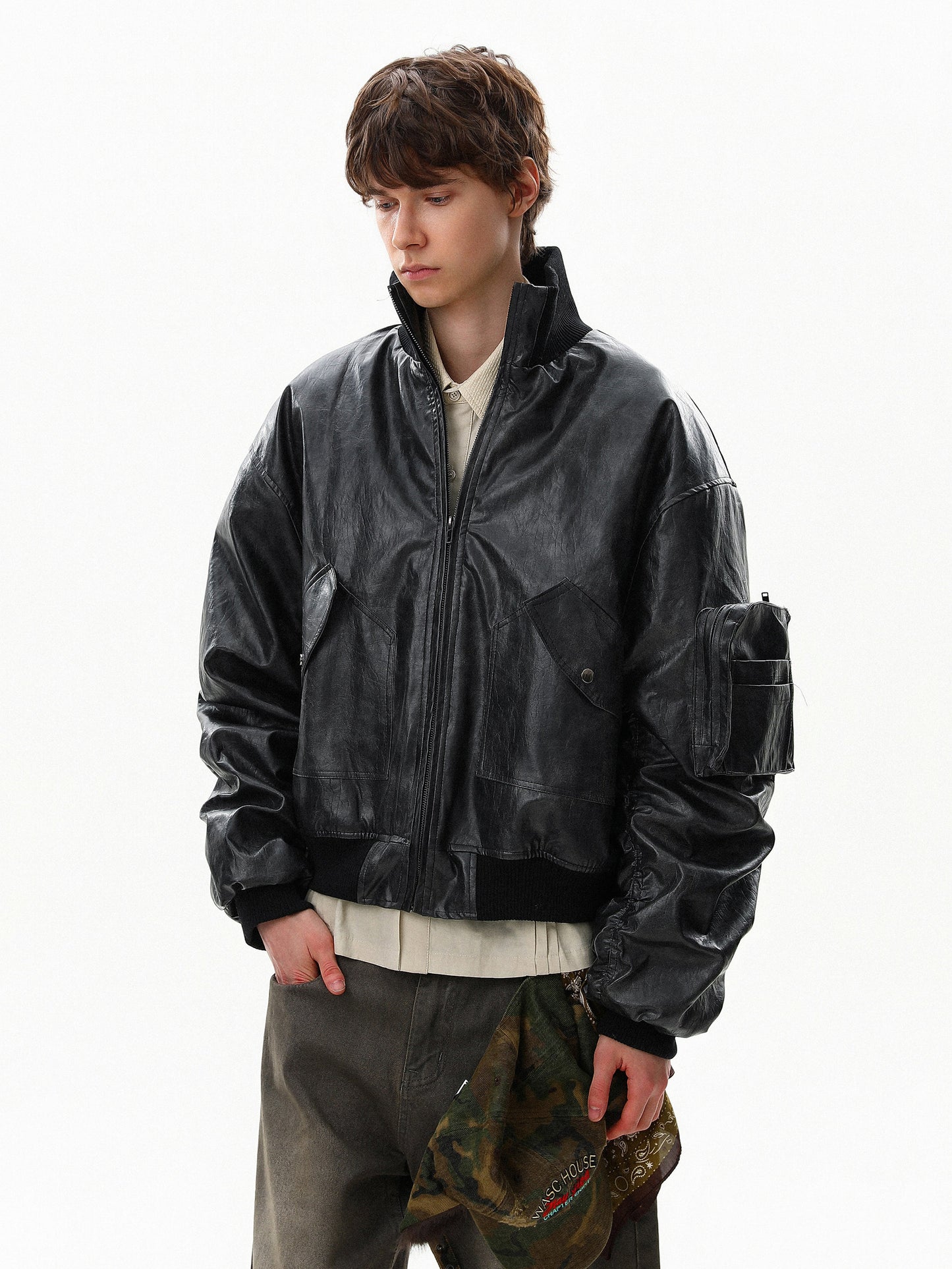 Tactical Flight Leather Blouson