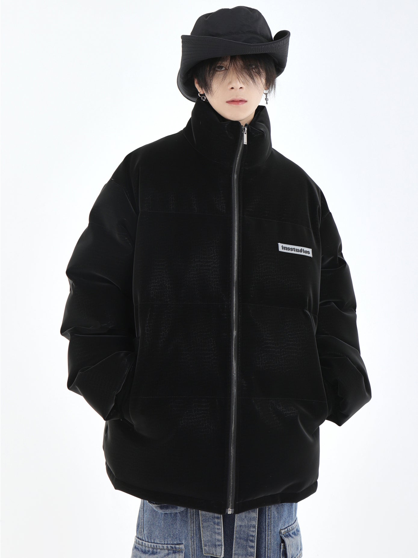 Straight Silhouette Down Jacket (3color)