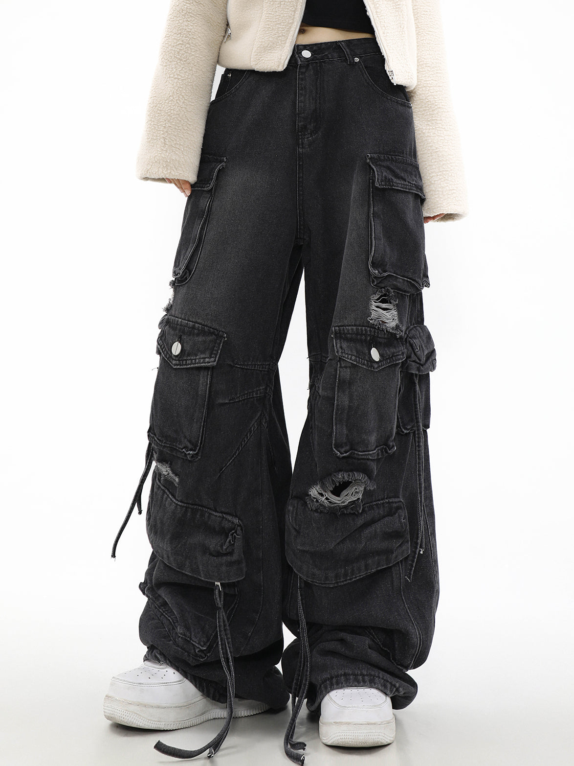 Heavy Weight Denim Cargopants (2color)