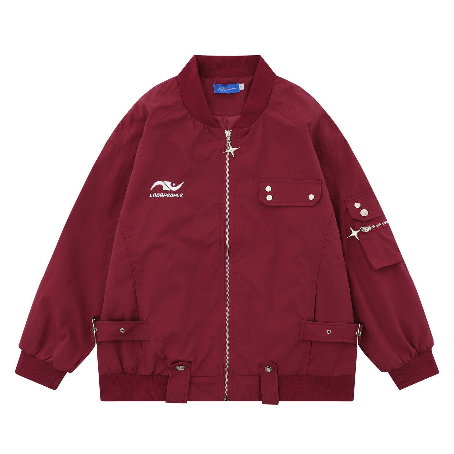 MULTI POCKET BOMBER JACKET (3COLOR)