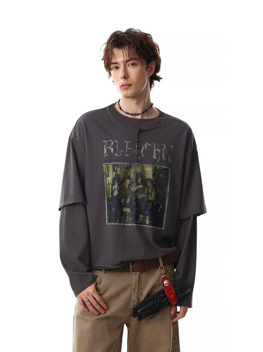 Layered Graphic Henlyneck