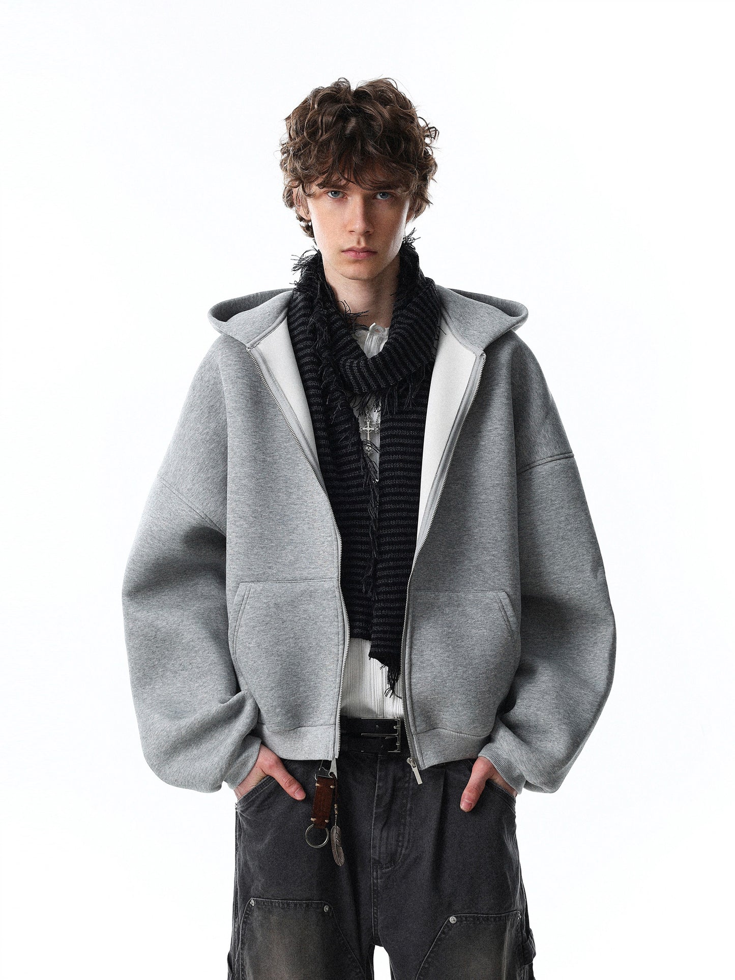 Essential Short Hoodie (2color)