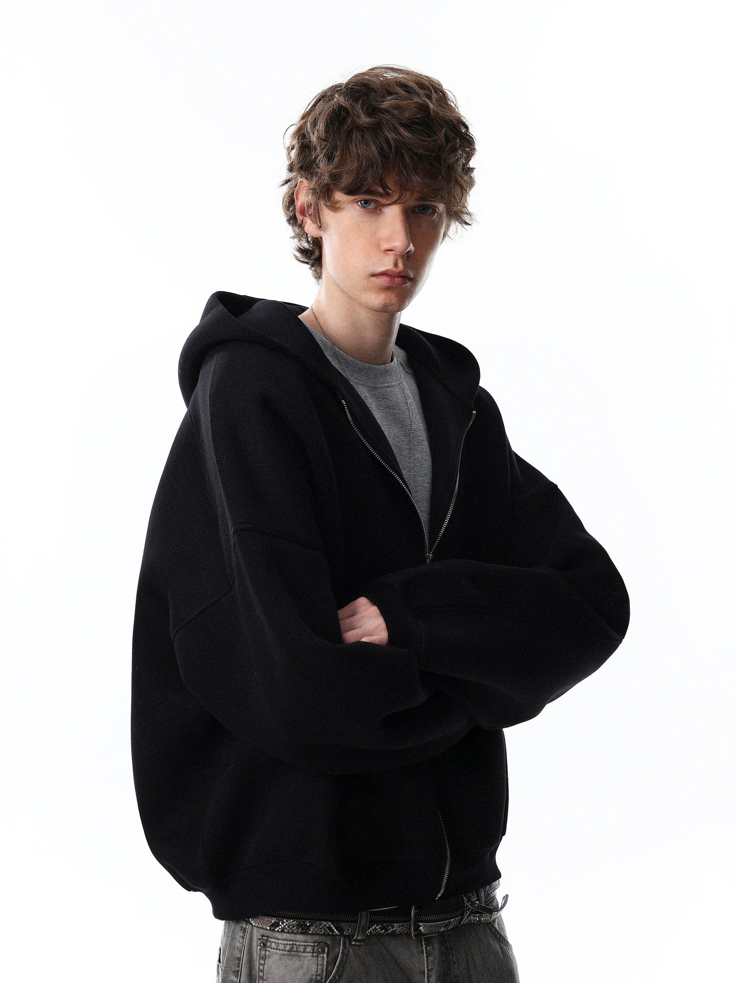 Essential Short Hoodie (2color)
