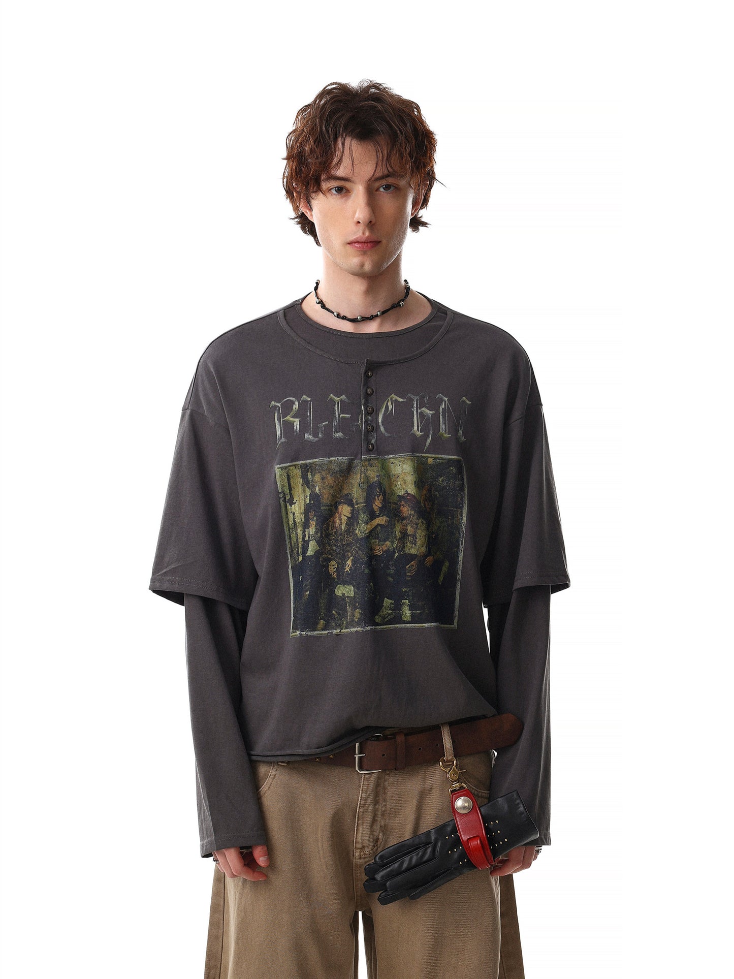 Layered Graphic Henlyneck