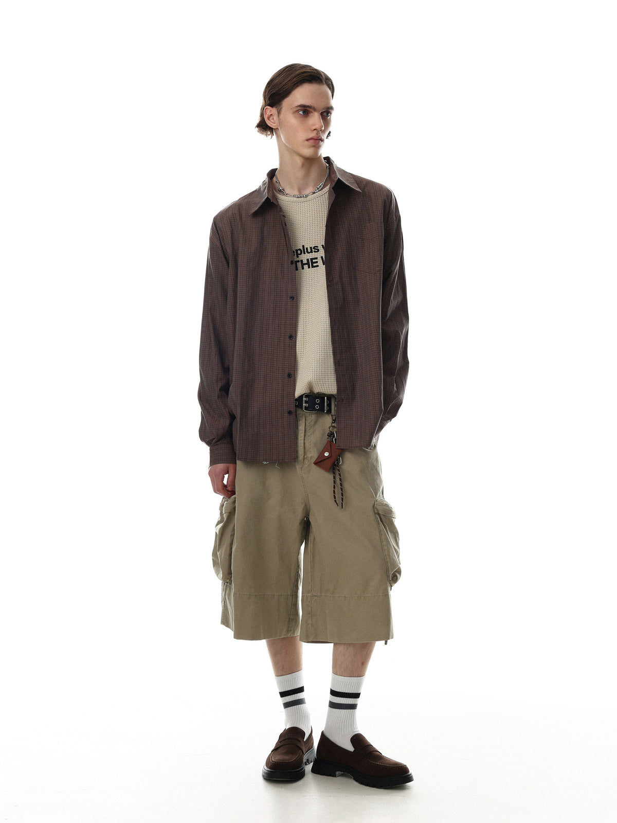 The Retro Grid Cotton Shirt