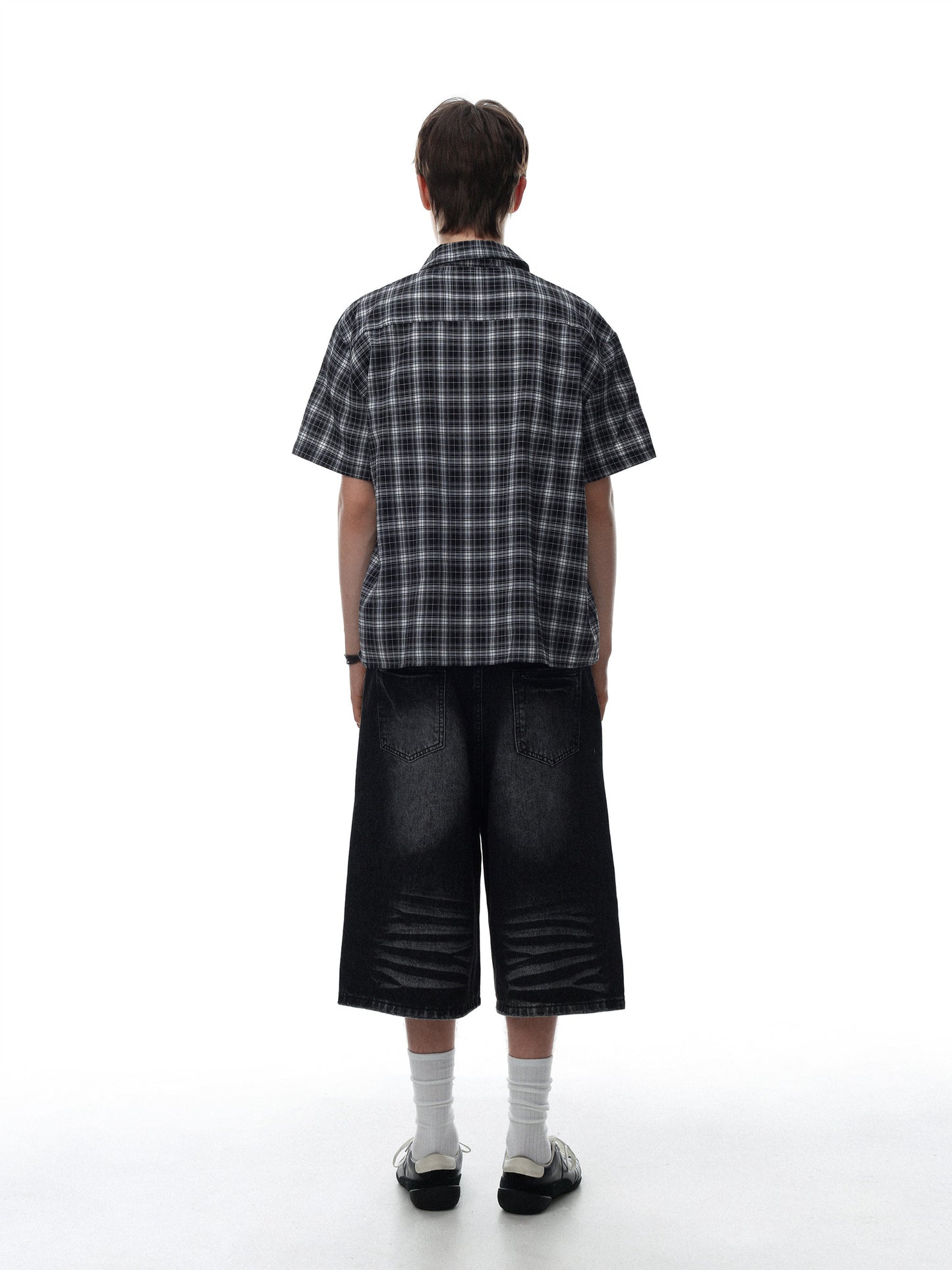 West Coast Plaid Short Sleeve Shirt (2color)