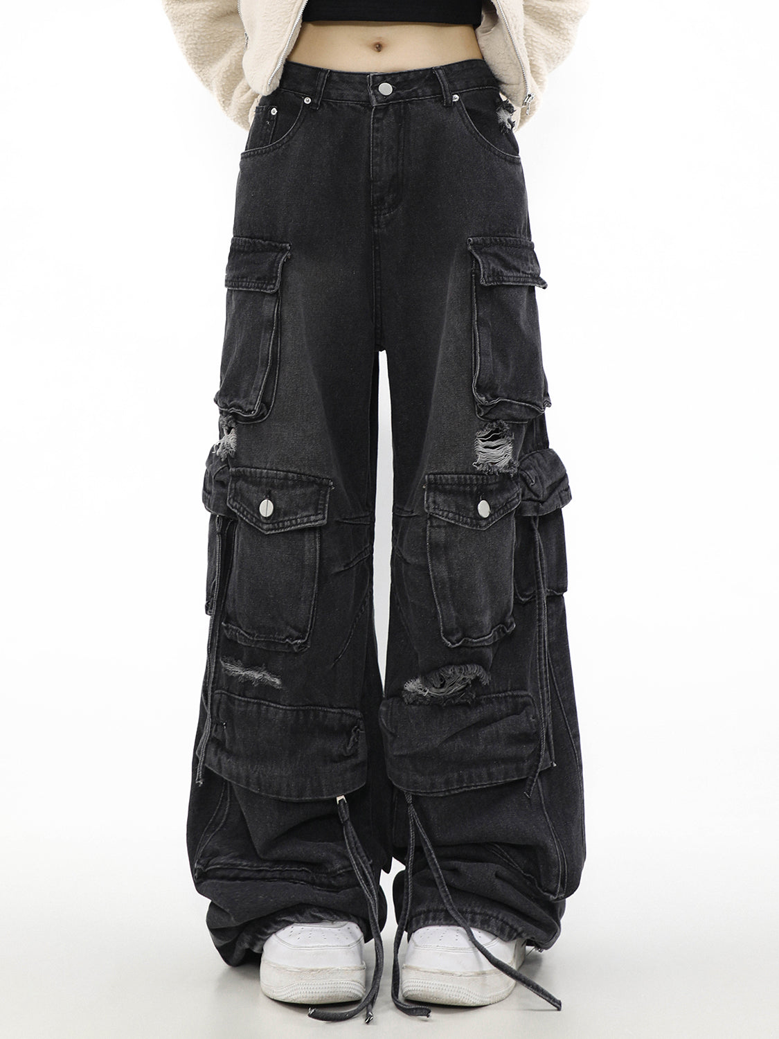 Heavy Weight Denim Cargopants (2color)