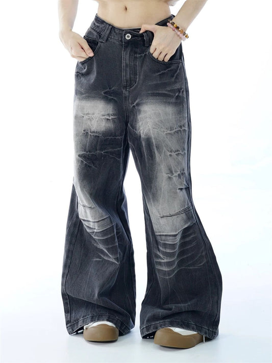 Overwashed Crack Denim
