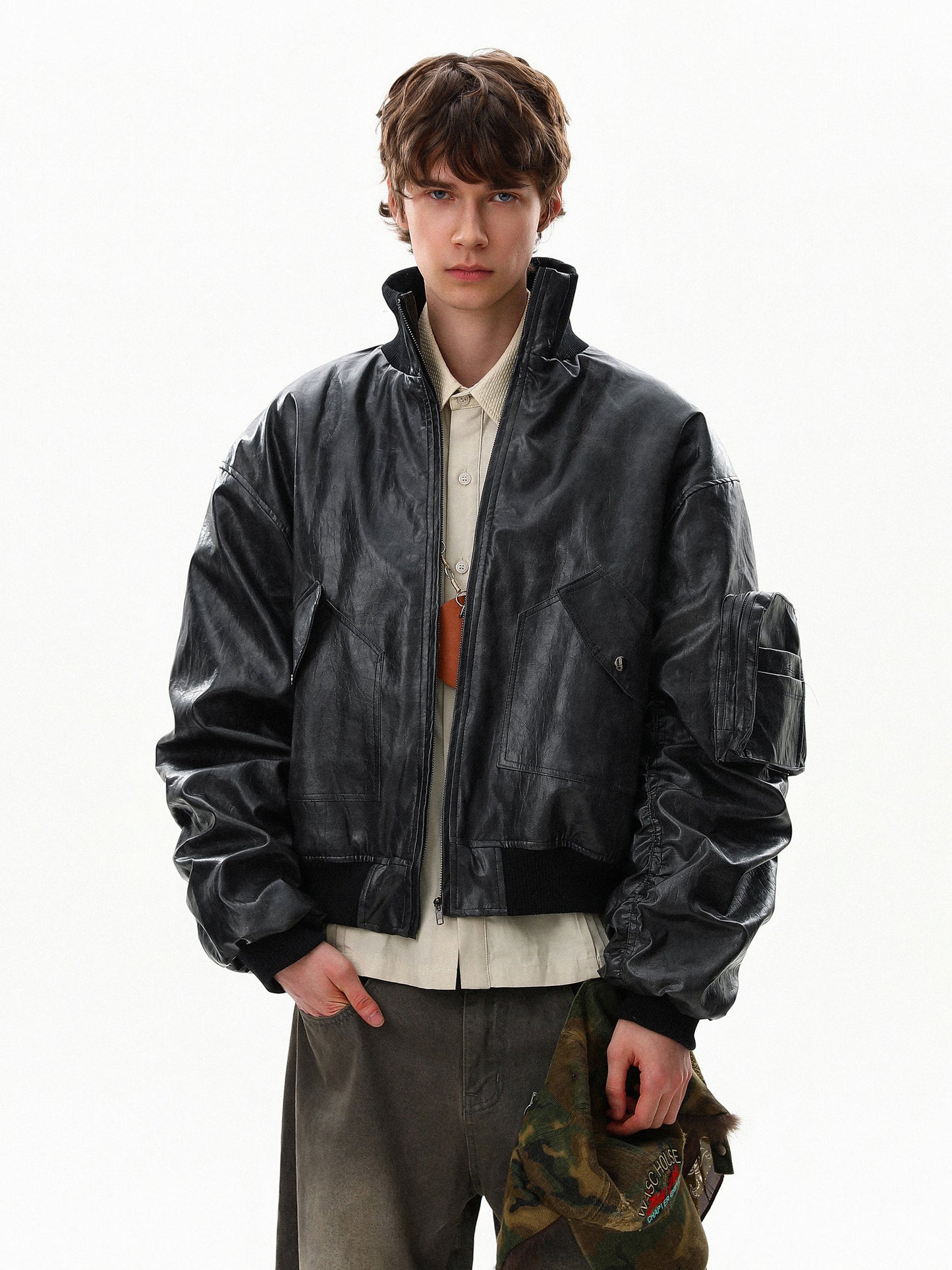 Tactical Flight Leather Blouson