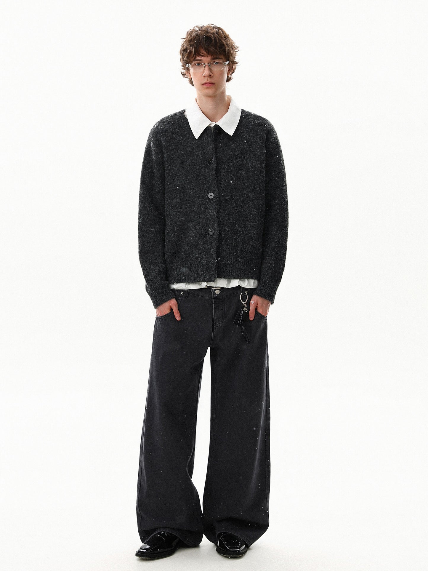 Wool Crewneck Cardigan (2color)