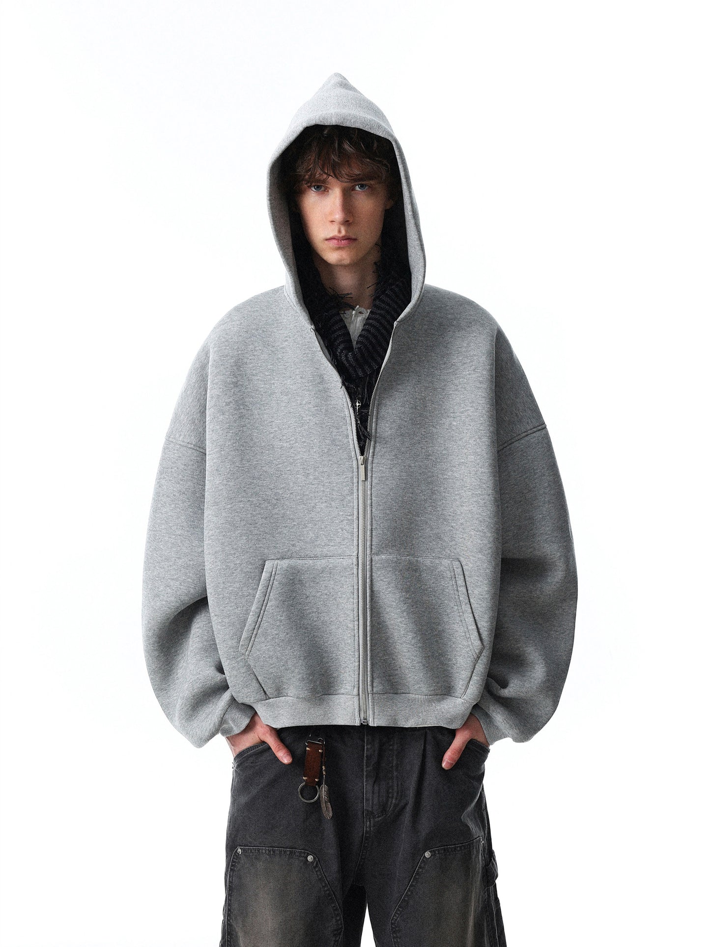 Essential Short Hoodie (2color)