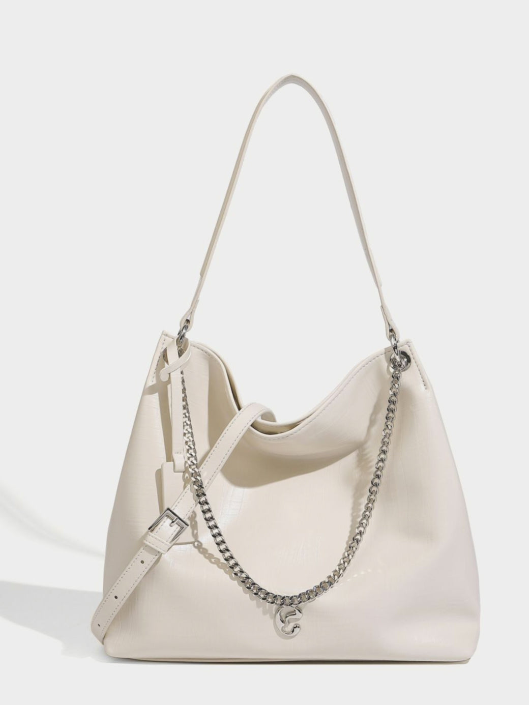 Chain Leather Bag (2color)