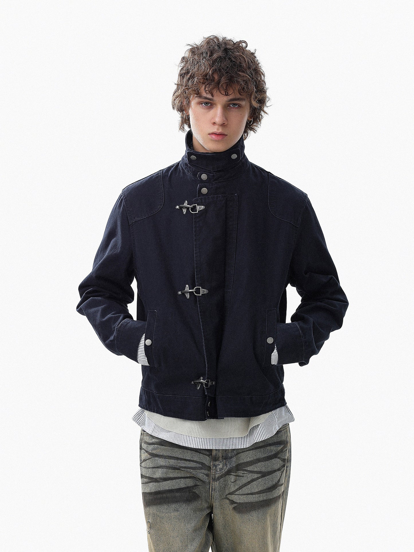 Fireman Denim Jacket (2color)