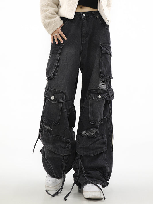 Heavy Weight Denim Cargopants (2color)