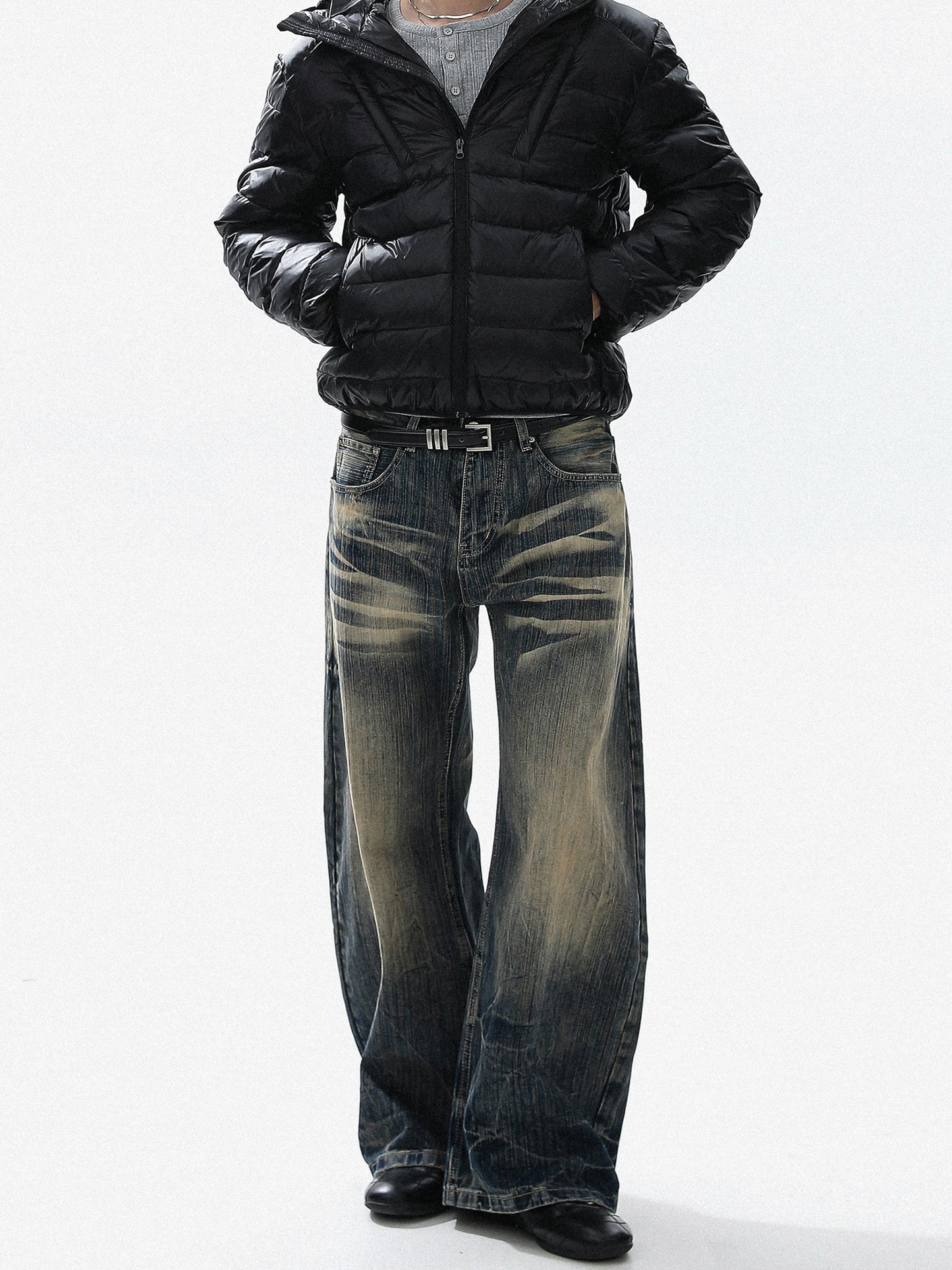 Dark Indigo Washed Denim