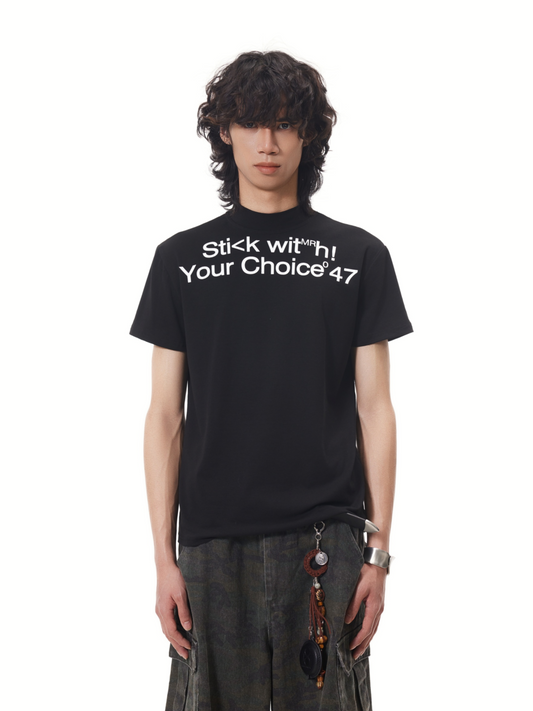 Crewneck Lettering T-shirt