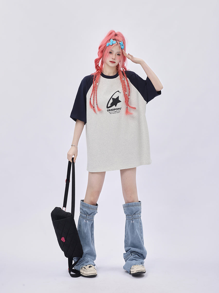 Raglan Shooting Star T-shirt (2color)