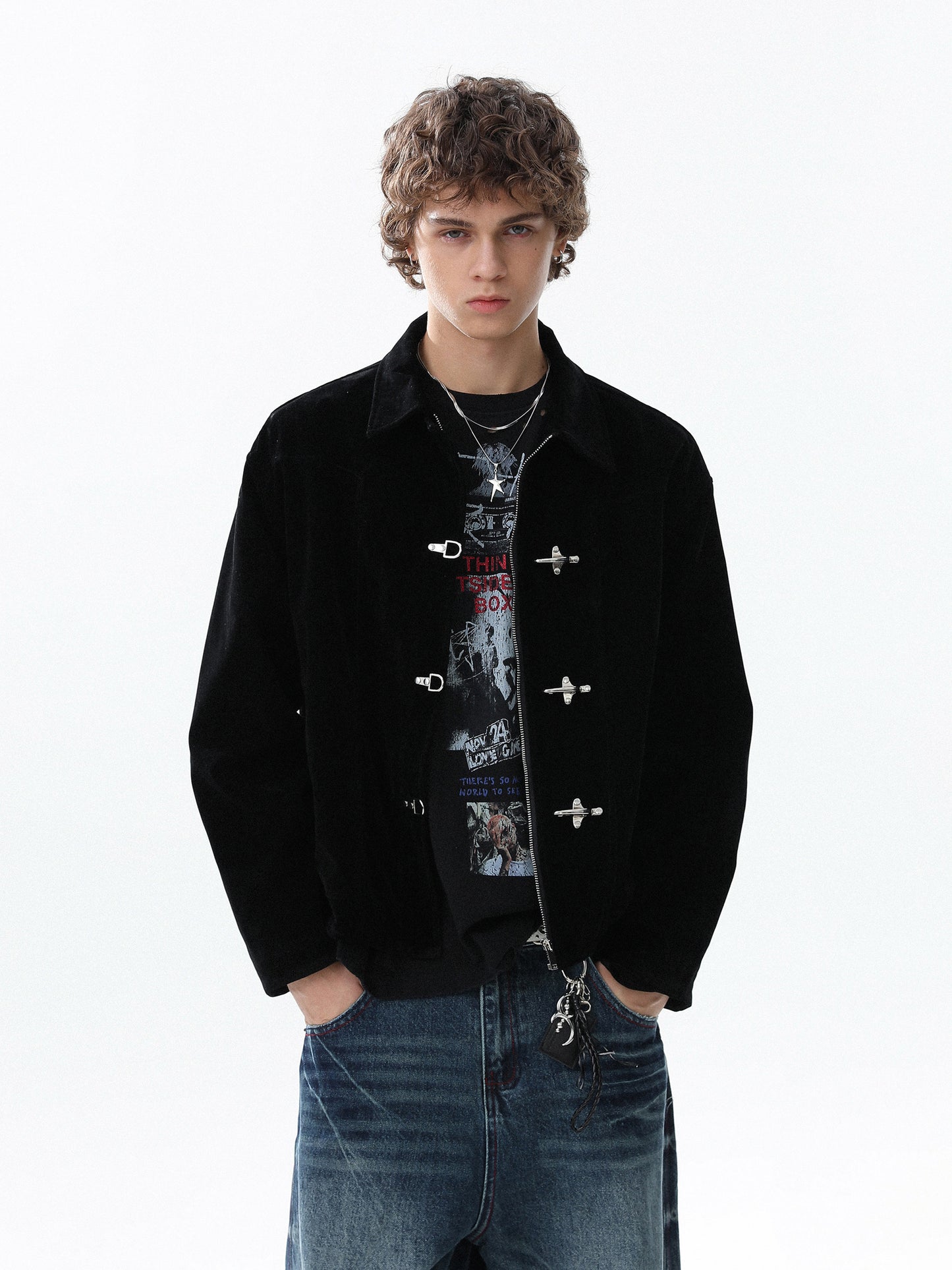 Suede Fireman Jaceket (2color)