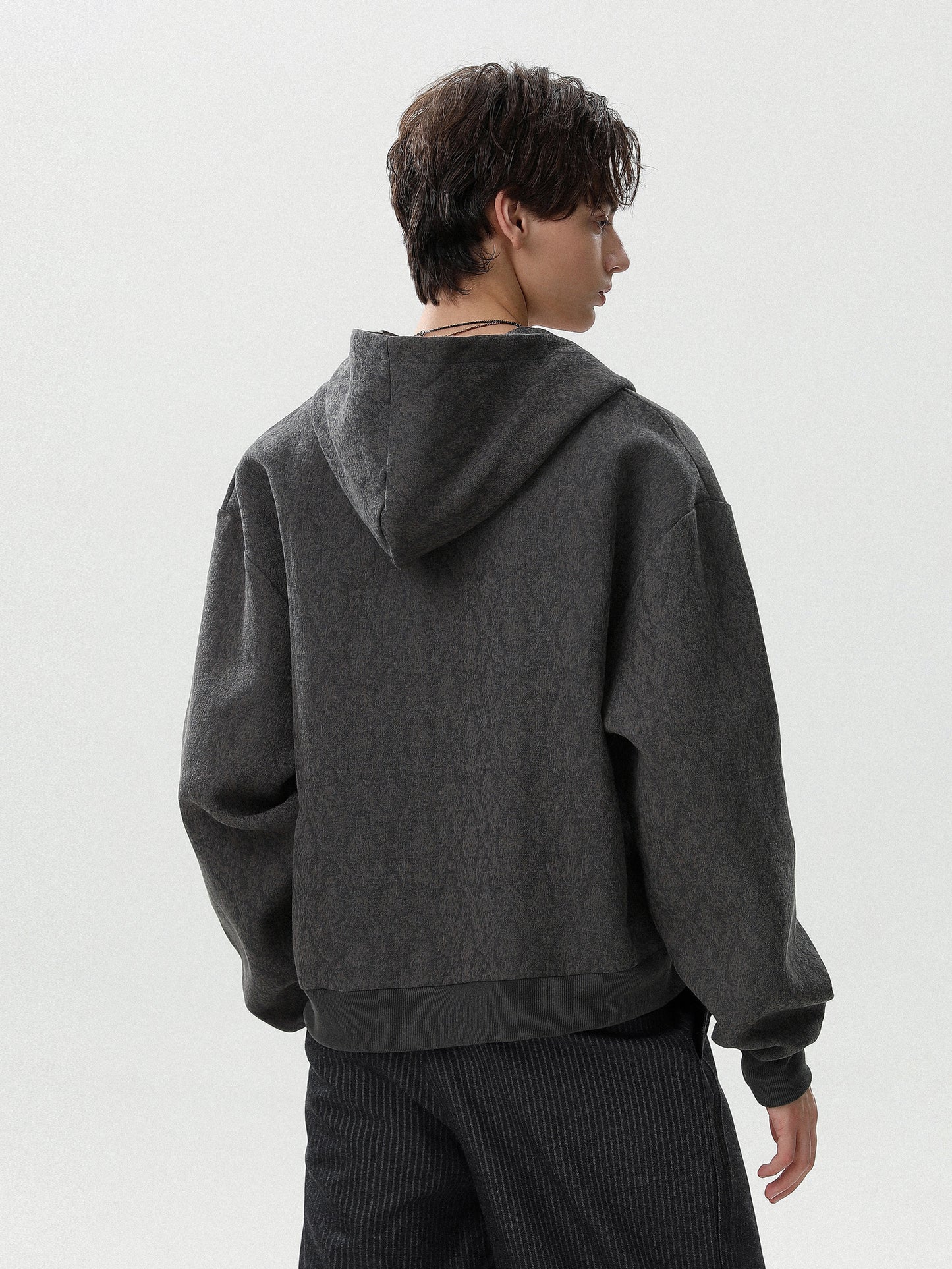 Damask Jacquard Hoodie