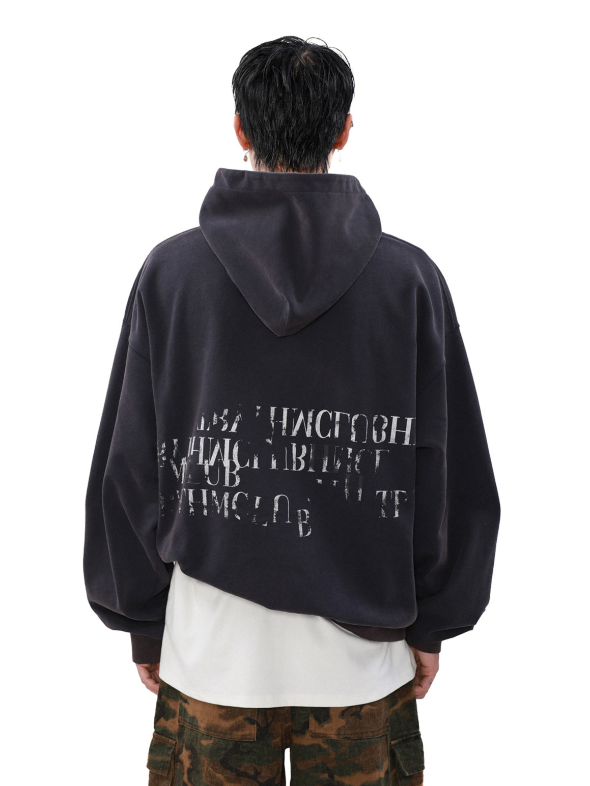 Sentence Short Hoodie (2color)