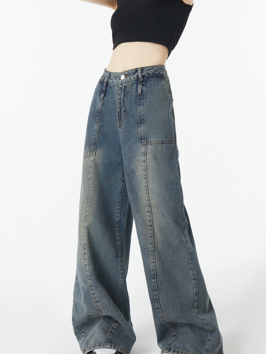 VINTAGE DESIGN BLUE DENIM