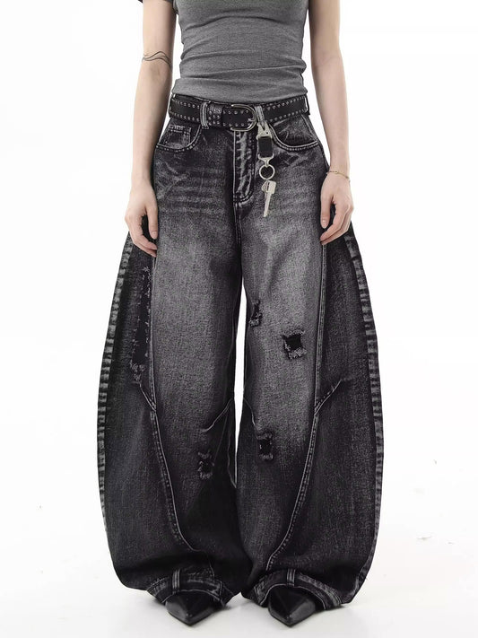 Curve Destroyed Denim
