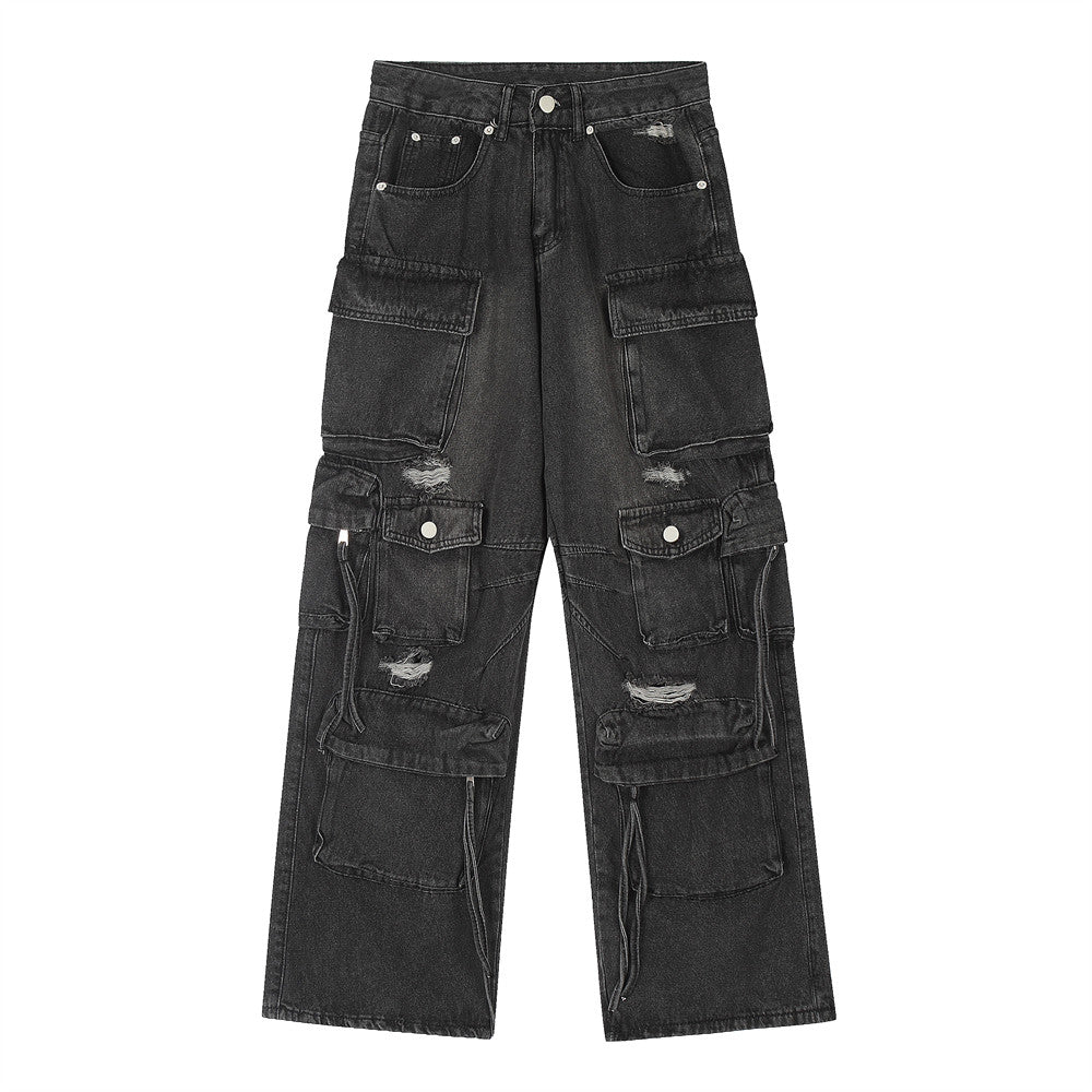 Heavy Weight Denim Cargopants (2color)