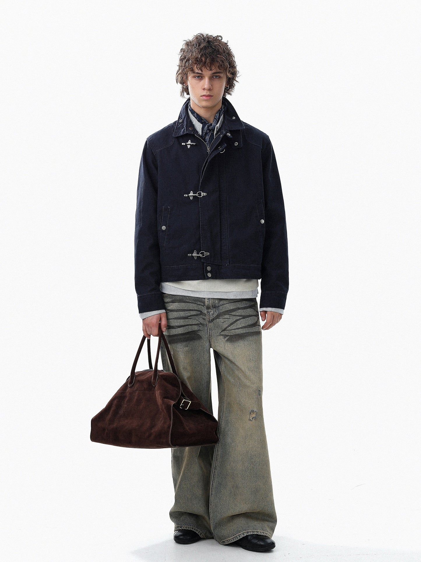 Fireman Denim Jacket (2color)