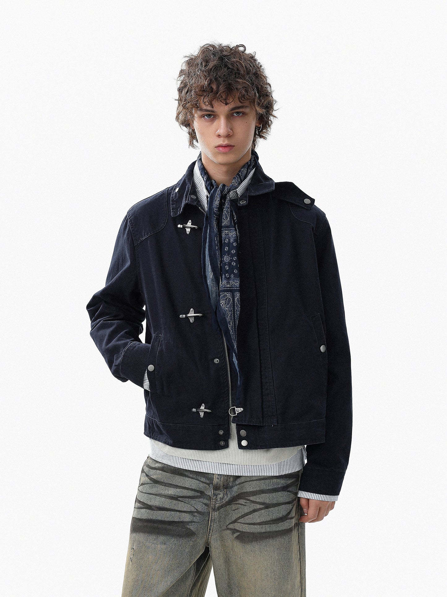 Fireman Denim Jacket (2color)