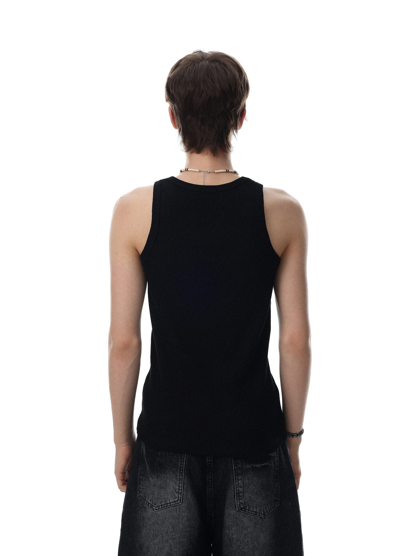 Urban Lettering Sleeveless Top (2color)