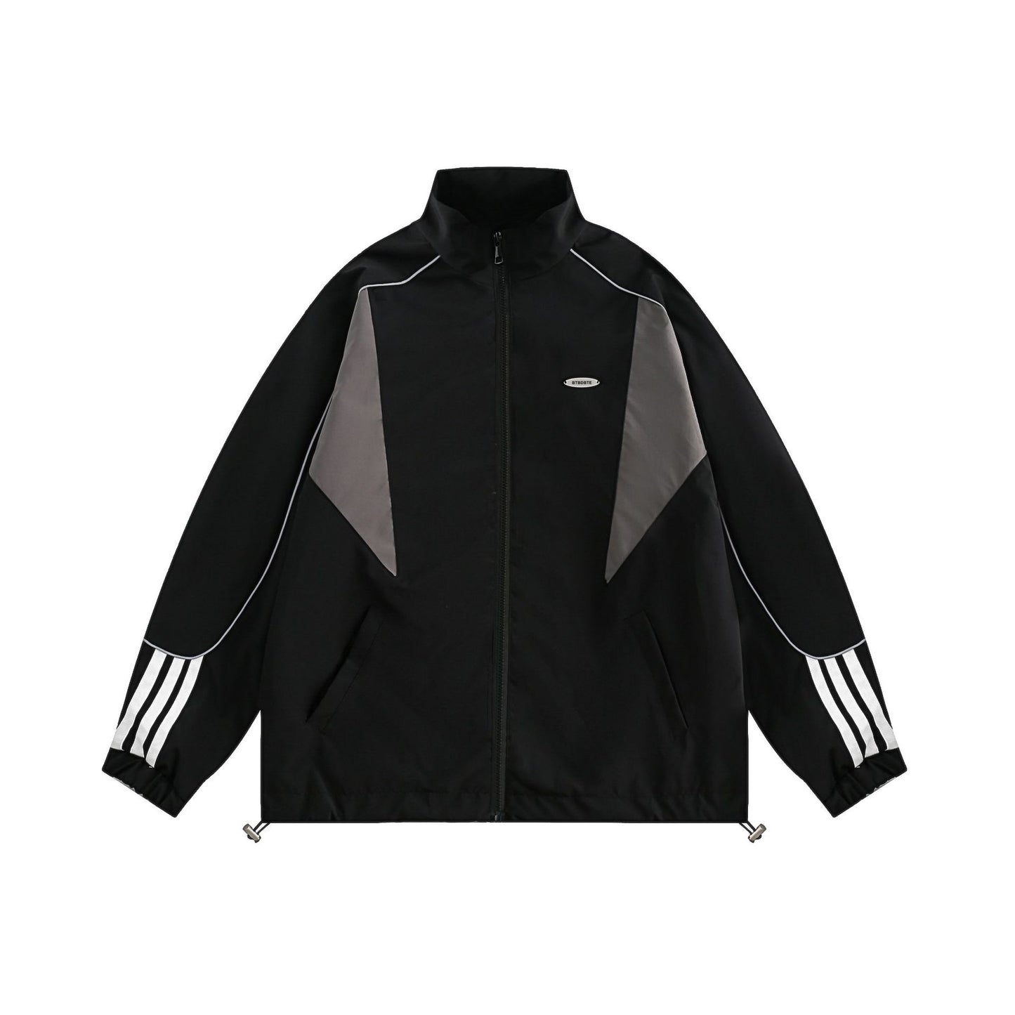 CONTRAST NYLON TRACK JACKET (SETUP)