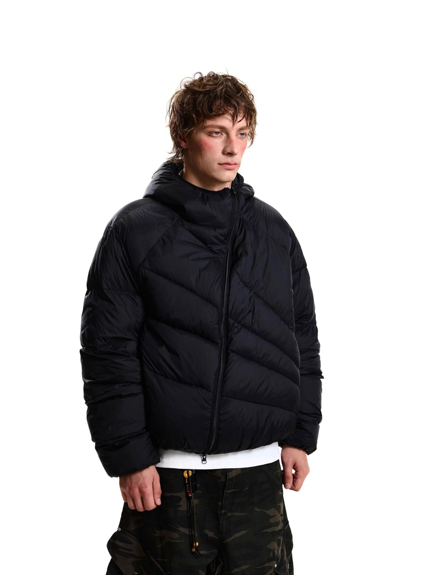 Asymmetric Down Jacket