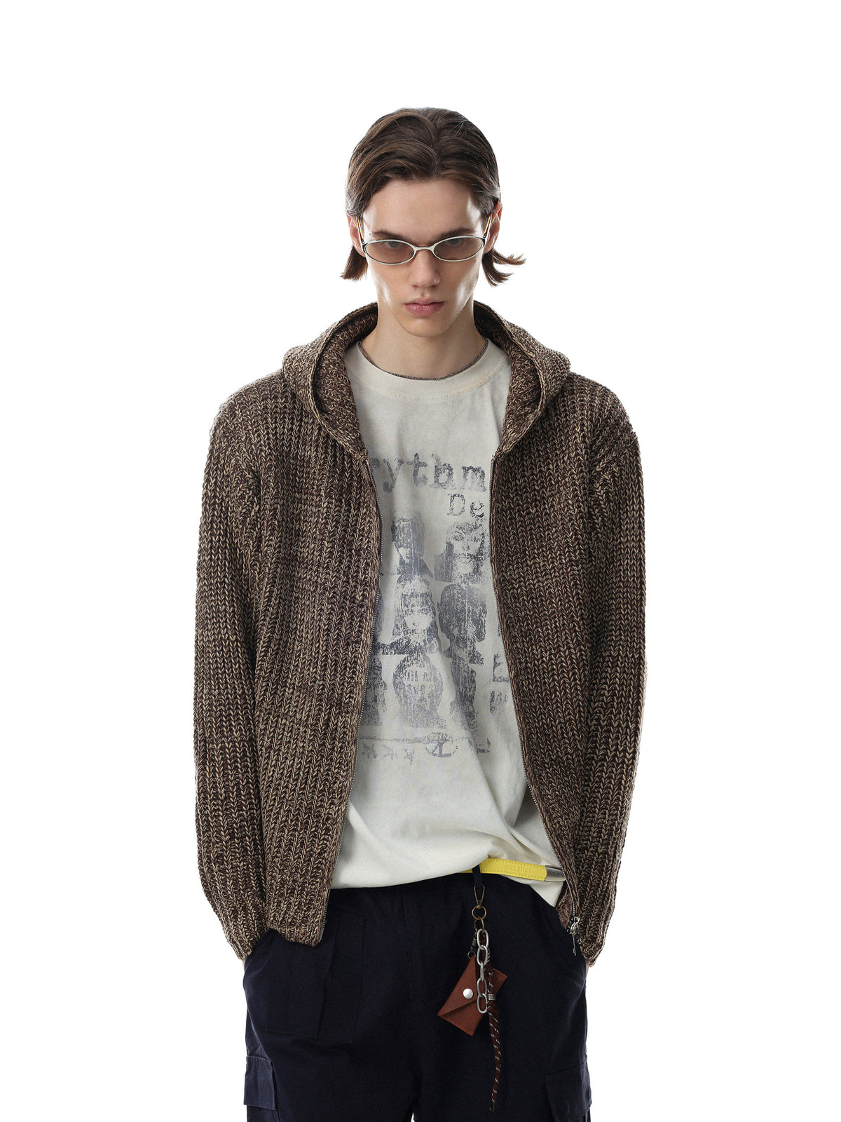 Waffle Texture Oversized Knit Jacket (2colors)