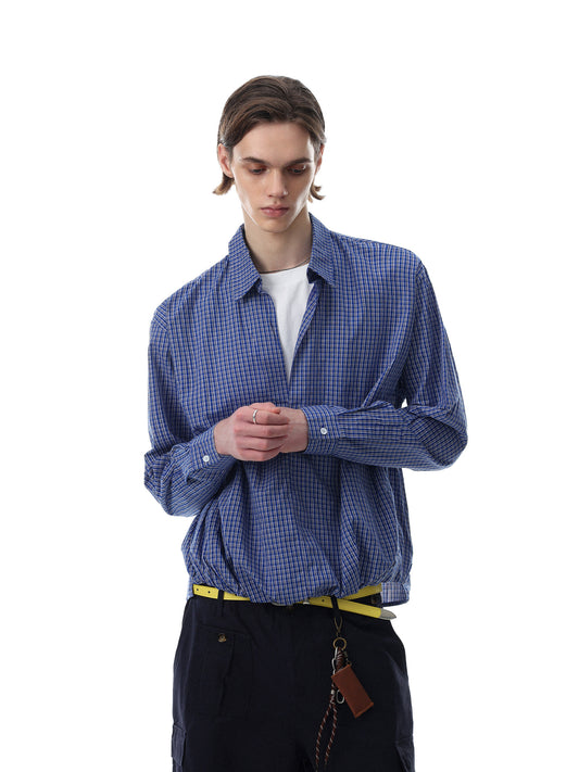 Contrast Layer Check Shacket
