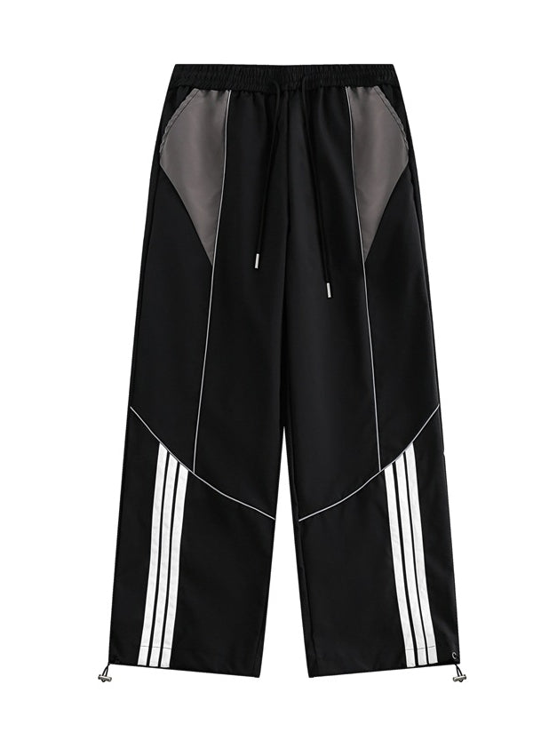 CONTRAST NYLON TRACK PANTS (SET UP)