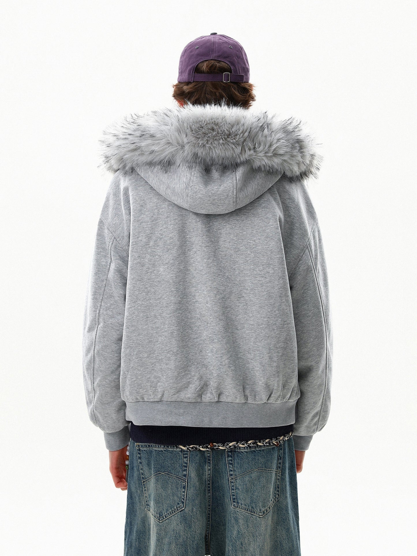 Fur Padded Hoodie (2color)