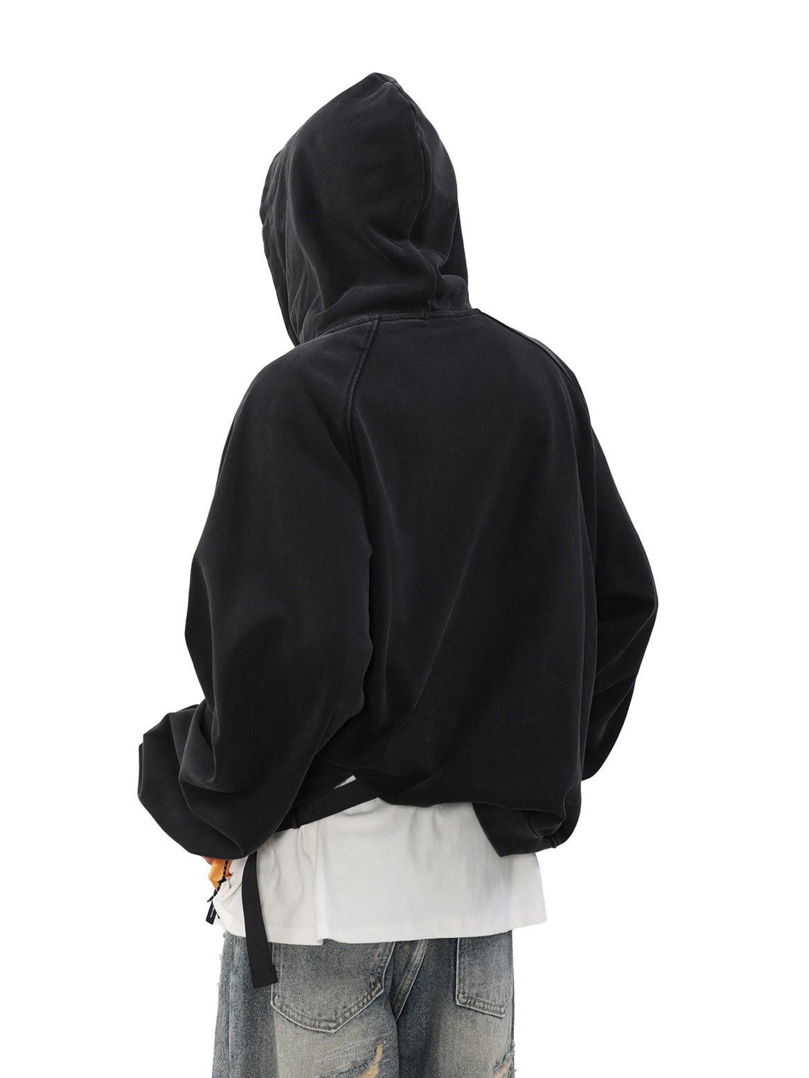 Heavy Pigment Short Hoodie (2color)