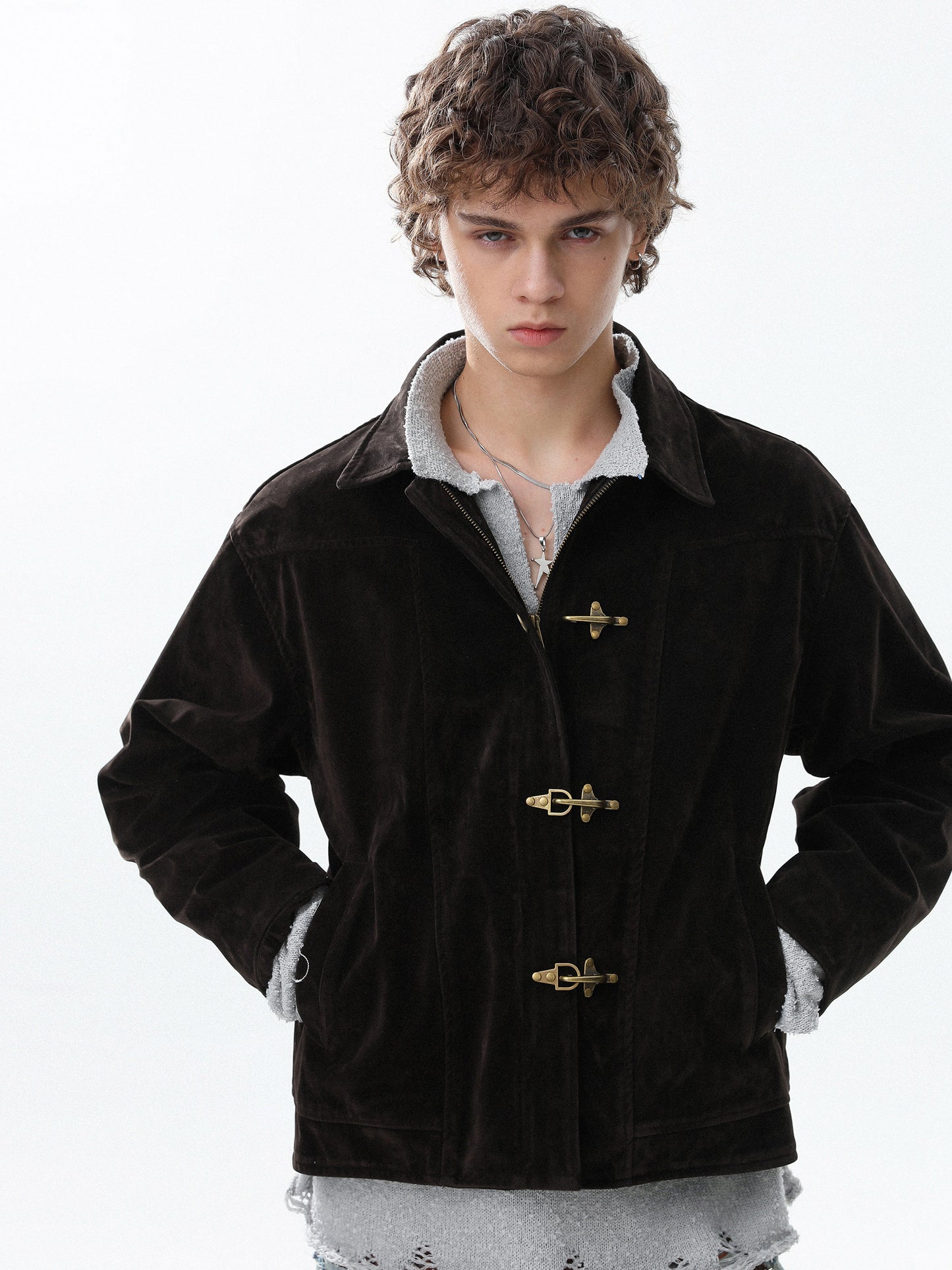 Suede Fireman Jaceket (2color)