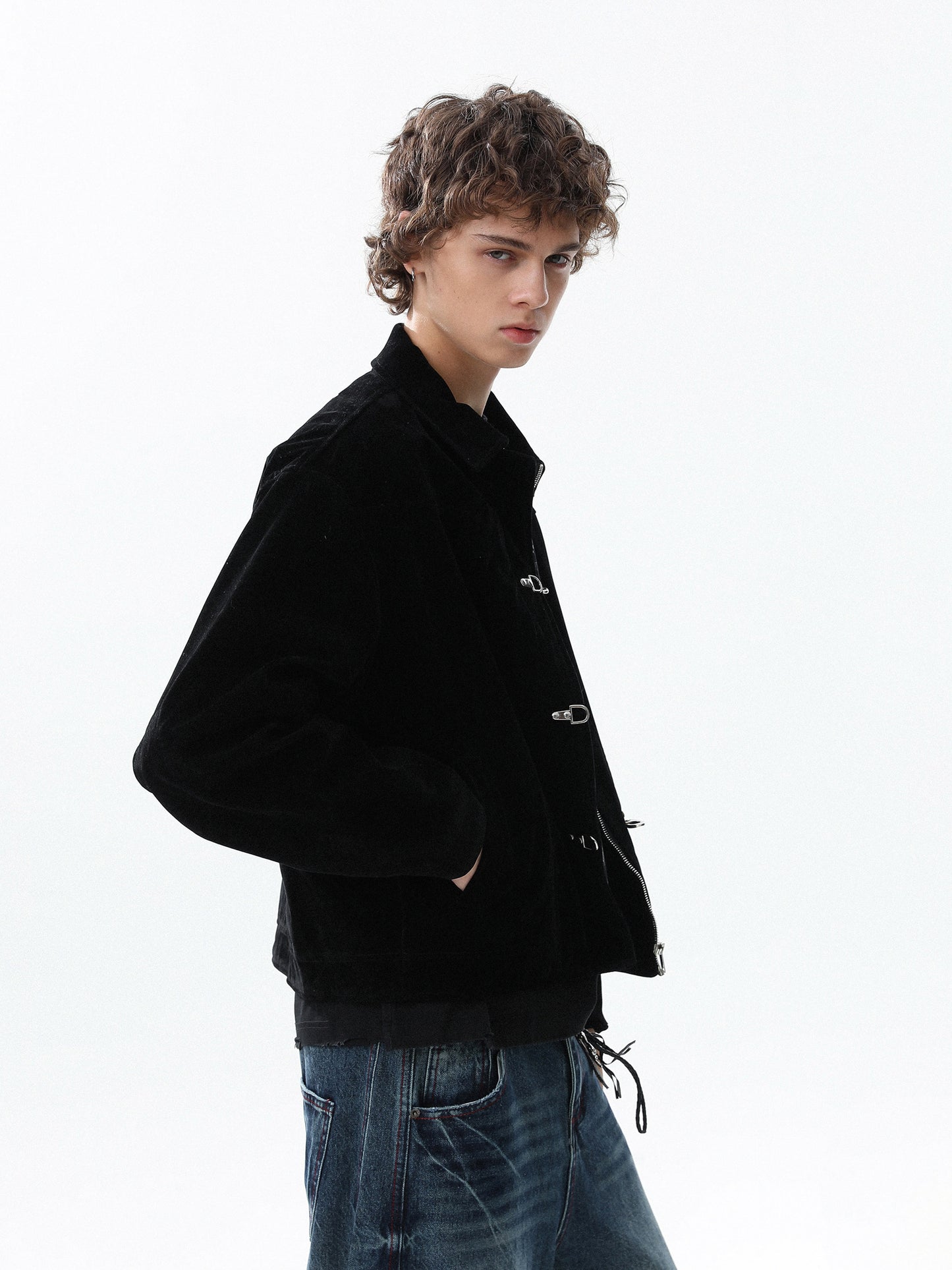 Suede Fireman Jaceket (2color)