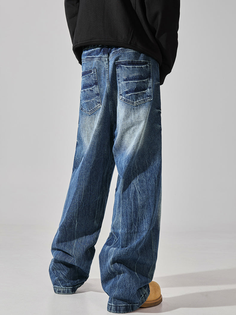 Crack Thunder Washed Denim (2color)