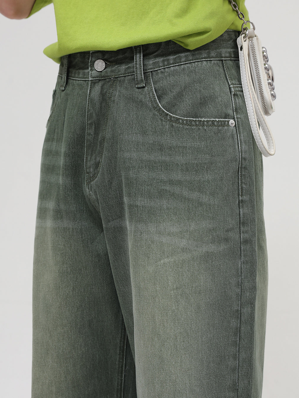 VINTAGE GREEN DENIM